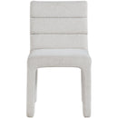 Meridian Kai Cream Boucle Fabric Dining Chair IMAGE 5