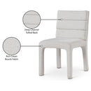  Color_Cream -- Kai Cream Boucle Fabric Upholstered Dining Chair IMAGE 9