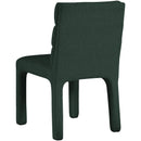  Color_Green -- Kai Green Boucle Fabric Upholstered Dining Chair IMAGE 3