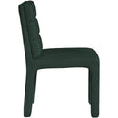 Color_Green -- Kai Green Boucle Fabric Upholstered Dining Chair IMAGE 4