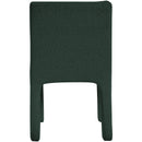  Color_Green -- Kai Green Boucle Fabric Upholstered Dining Chair IMAGE 6