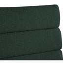  Color_Green -- Kai Green Boucle Fabric Upholstered Dining Chair IMAGE 7