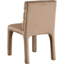 Meridian Kai Beige Velvet Dining Chair IMAGE 3