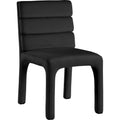  Color_Black -- Kai Black Velvet Upholstered Dining Chair IMAGE 1