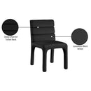  Color_Black -- Kai Black Velvet Upholstered Dining Chair IMAGE 9