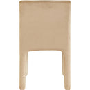  Color_Camel -- Kai Camel Velvet Upholstered Dining Chair IMAGE 6