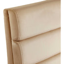  Color_Camel -- Kai Camel Velvet Upholstered Dining Chair IMAGE 7