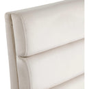  Color_Cream -- Kai Cream Velvet Upholstered Dining Chair IMAGE 7