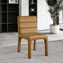 Color_Saddle -- Kai Saddle Velvet Upholstered Dining Chair IMAGE 2