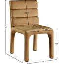  Color_Saddle -- Kai Saddle Velvet Upholstered Dining Chair IMAGE 8