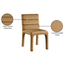  Color_Saddle -- Kai Saddle Velvet Upholstered Dining Chair IMAGE 9