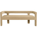  Color_Camel -- Athena Camel Velvet Upholstered Bench IMAGE 4