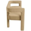  Color_Camel -- Athena Camel Velvet Upholstered Bench IMAGE 5