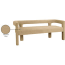  Color_Camel -- Athena Camel Velvet Upholstered Bench IMAGE 7