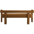  Color_Saddle -- Athena Saddle Velvet Upholstered Bench IMAGE 3