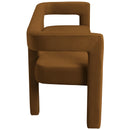  Color_Saddle -- Athena Saddle Velvet Upholstered Bench IMAGE 5