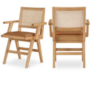  Color_Cognac/ Natural -- Meridian Abby Arm Chair IMAGE 1