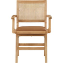  Color_Cognac/ Natural -- Meridian Abby Arm Chair IMAGE 4