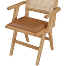  Color_Cognac/ Natural -- Meridian Abby Arm Chair IMAGE 7