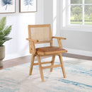  Color_Cognac/ Natural -- Meridian Abby Arm Chair IMAGE 8