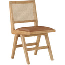  Color_Cognac/ Natural -- Meridian Abby Dining Chair IMAGE 3