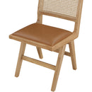  Color_Cognac/ Natural -- Meridian Abby Dining Chair IMAGE 7