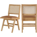  Color_Cognac/ Natural -- Meridian Abby Dining Chair IMAGE 9