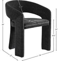  Color_Black -- Meridian Rendition Dining Chair IMAGE 1