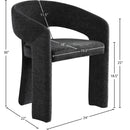  Color_Black -- Meridian Rendition Dining Chair IMAGE 1