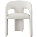  Color_Cream -- Rendition Cream Fabric Upholstered Dining Chair IMAGE 4