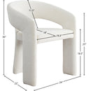  Color_Cream -- Rendition Cream Fabric Upholstered Dining Chair IMAGE 8