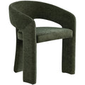  Color_Green -- Rendition Green Fabric Upholstered Dining Chair IMAGE 1