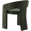  Color_Green -- Rendition Green Fabric Upholstered Dining Chair IMAGE 6