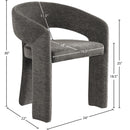  Color_Grey -- Rendition Grey Fabric Upholstered Dining Chair IMAGE 8