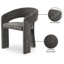  Color_Grey -- Rendition Grey Fabric Upholstered Dining Chair IMAGE 9