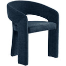 Color_Navy -- Rendition Navy Fabric Upholstered Dining Chair IMAGE 1
