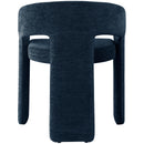  Color_Navy -- Rendition Navy Fabric Upholstered Dining Chair IMAGE 3