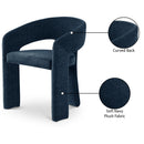  Color_Navy -- Rendition Navy Fabric Upholstered Dining Chair IMAGE 9