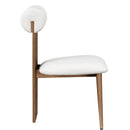  Color_Cream/ Walnut -- Meridian Dario Dining Chair IMAGE 5