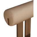  Color_Tan/ Walnut -- Dario Tan Vegan Leather Upholstered Dining Chair IMAGE 7