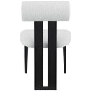 Meridian Dario Cream Boucle Fabric Dining Chair IMAGE 2