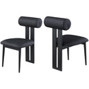  Color_Black -- Meridian Dario Dining Chair IMAGE 9