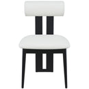 Meridian Dario Cream Vegan Leather Dining Chair IMAGE 4