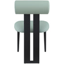  Color_Mint -- Dario Mint Vegan Leather Upholstered Dining Chair IMAGE 2