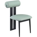  Color_Mint -- Dario Mint Vegan Leather Upholstered Dining Chair IMAGE 3
