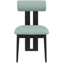  Color_Mint -- Dario Mint Vegan Leather Upholstered Dining Chair IMAGE 4