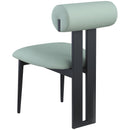  Color_Mint -- Dario Mint Vegan Leather Upholstered Dining Chair IMAGE 6