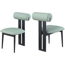  Color_Mint -- Dario Mint Vegan Leather Upholstered Dining Chair IMAGE 9