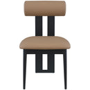 Meridian Dario Tan Vegan Leather Dining Chair IMAGE 4