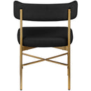  Color_Black/ Gold -- Meridian Rivage Dining Chair IMAGE 2